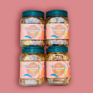 Plantain Chips Sweet Tropical Fruit Box Plantain Chips 4ct